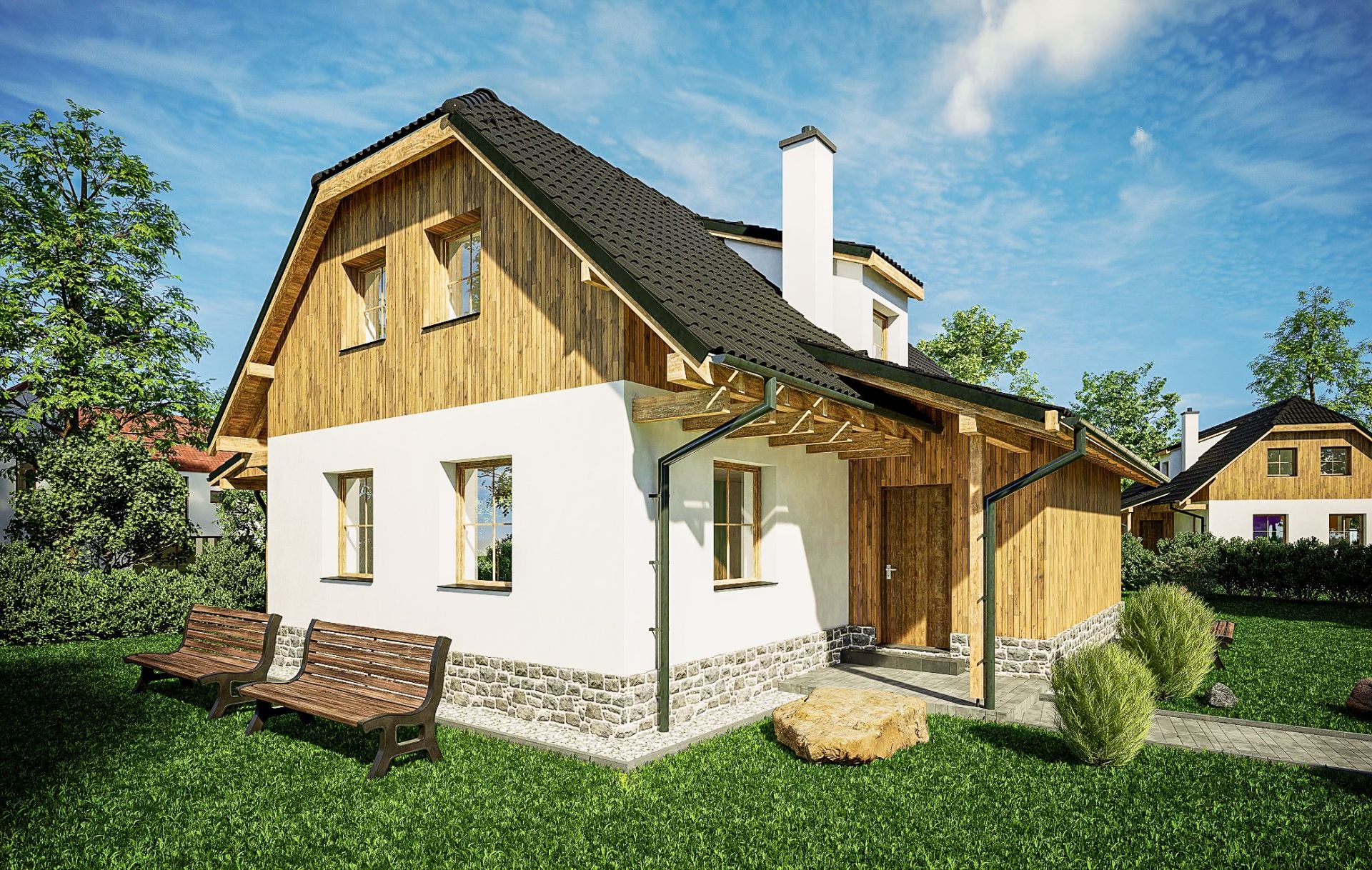 PŮVODNÍ Projekt rodinného domu ve VIP lokalitě Velké Karlovice