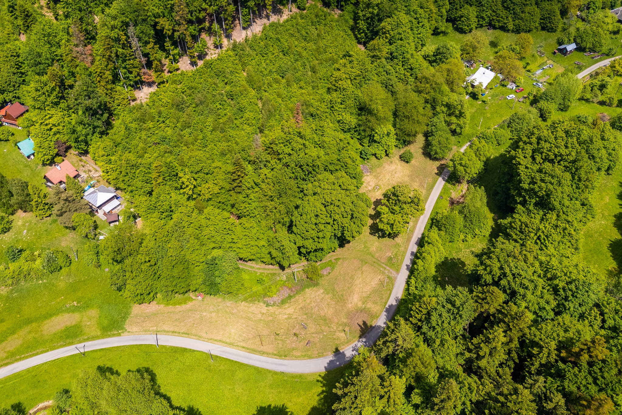 Pozemky včetně stavební parcely v obci Trnava u Zlína